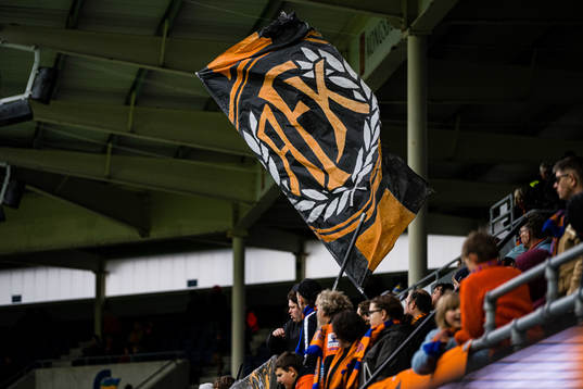 Spectators in the stands