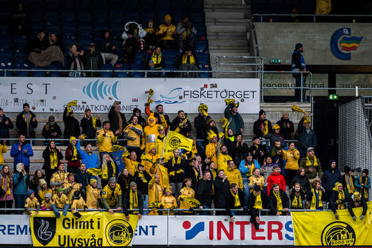 Spectators in the stands