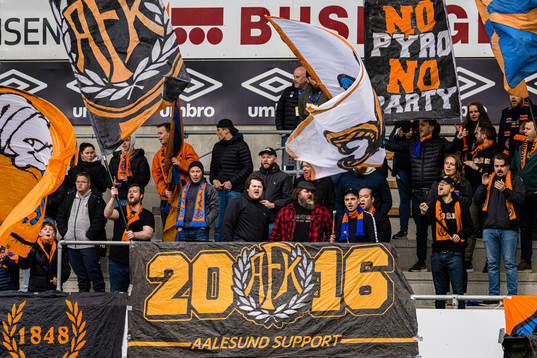 Spectators in the stands