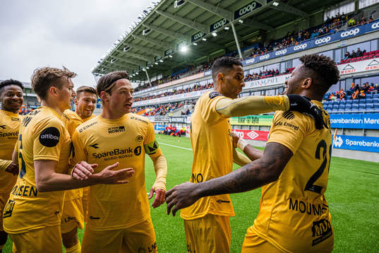 Pemi Faris of Bodø/Glimt celebrates