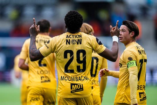 Pemi Faris of Bodø/Glimt celebrates