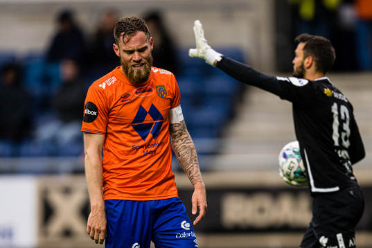 David Fällman of Aalesund looks dejected