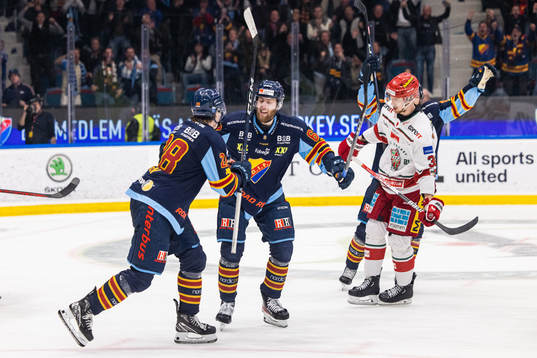 Djurgårdens Wiktor Nilsson jublar