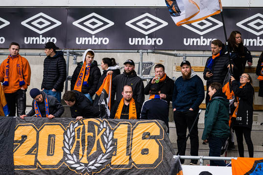 Spectators in the stands