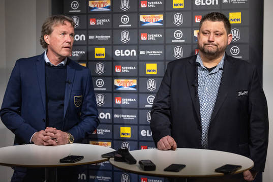 Djurgårdens tränare Johan Garpenlöv och Modos tränare