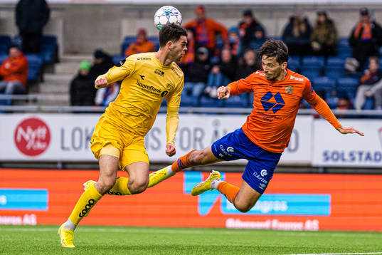 Lasse Nordås of Bodø/Glimt and Alexander Juel Andersen of
