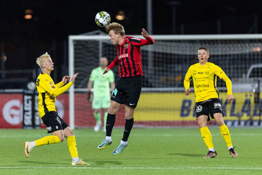 Brommapojkarnas Alexander Jensen och Mjällbys Otto