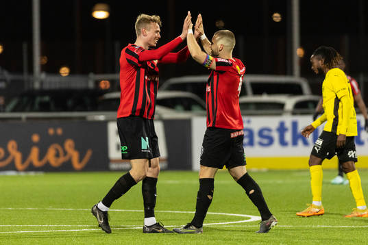 Brommapojkarnas Torbjörn Lysaker Heggem och Amadeus