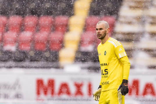 Skövde AIKs målvakt Markus Fröjd