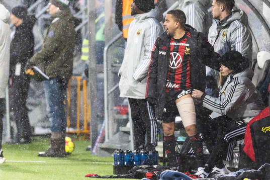 Östersunds Erick Brendon Pinheiro da Silva med skada