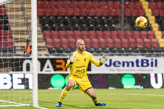 Skövde AIKs målvakt Markus Fröjd