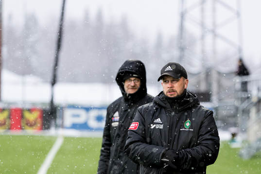 Skövde AIKs tränare Tobias Linderoth