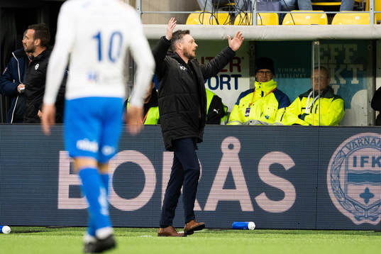 Värnamos tränare Kim Hellberg