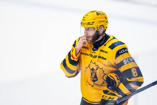 Skellefteås Petter Granberg deppar när han blir utvisad
