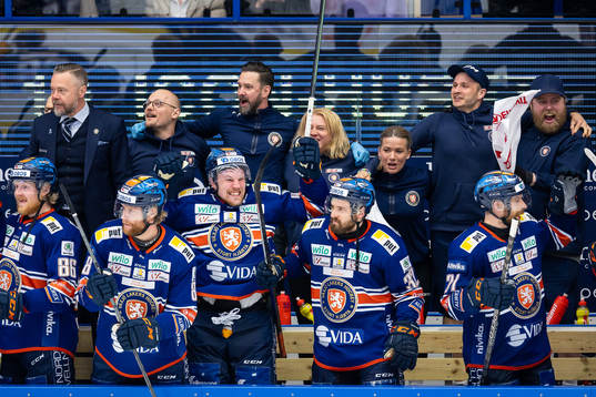 Växjös ledare och spelare jublar
