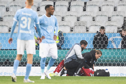IFK Norrköpings Christoffer Nyman får vård