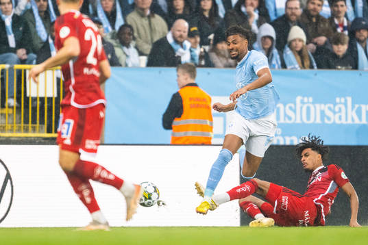 Malmö FFs Joseph Ceesay och IFK Norrköpings Jesper Ceesay