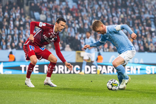 IFK Norrköpings Arnor Traustason och Malmö FFs Anders