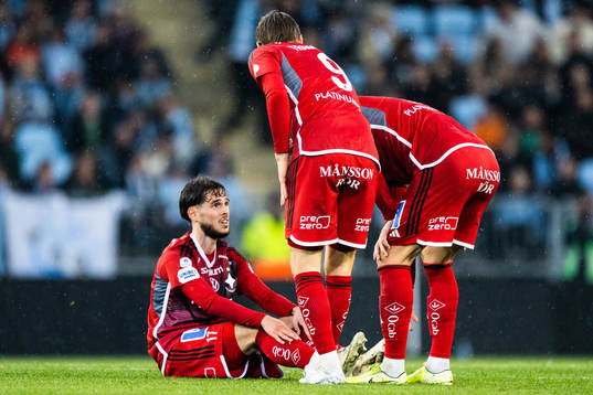 IFK Norrköpings Laorent Shabani har ont