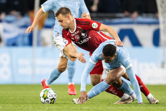 Malmö FFs Isaac Kiese Thelin och IFK Norrköpings Wille