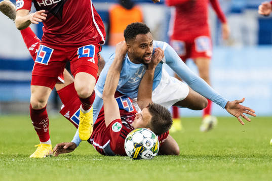Malmö FFs Isaac Kiese Thelin och IFK Norrköpings Wille