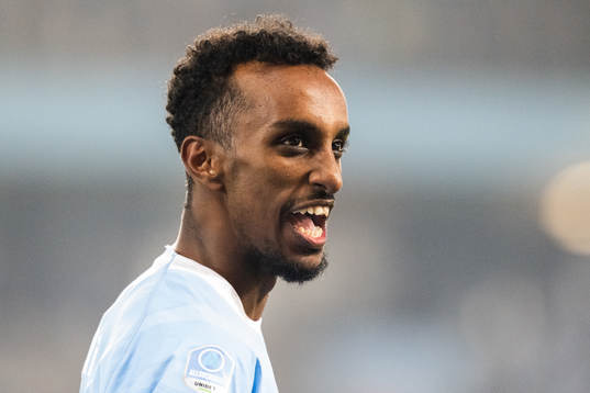 Malmö FFs Taha Ali jublar