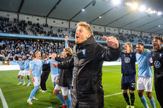 Malmö FFs Anders Christiansen jublar