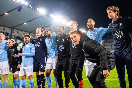 Malmö FFs Anders Christiansen jublar