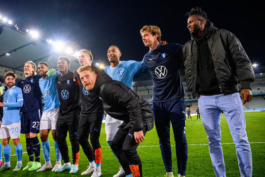 Malmö FFs Anders Christiansen jublar