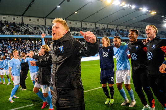 Malmö FFs Anders Christiansen jublar