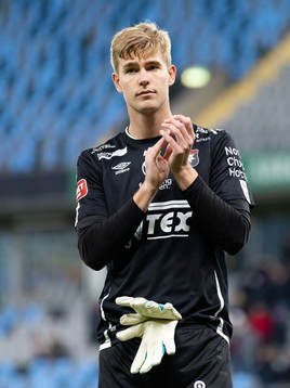 Örgrytes målvakt Mathias Nilsson
