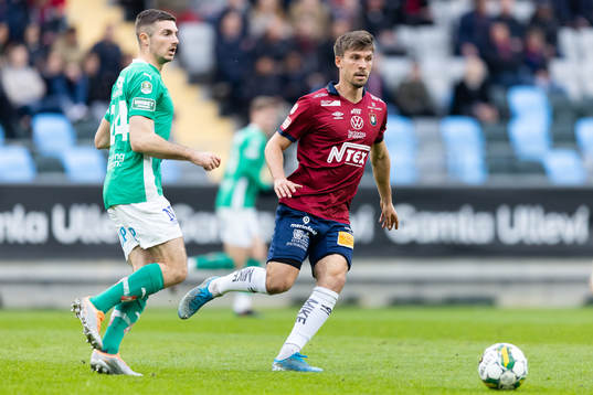 Jönköpings Södras Marko Nikolic och Örgrytes Daniel