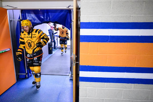 Skellefteås Andreas Wingerli innan final fem i SHL mellan