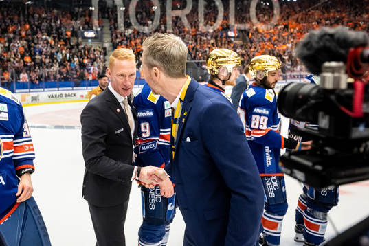 Växjös tränare Jörgen Jönsson och Skellefteås