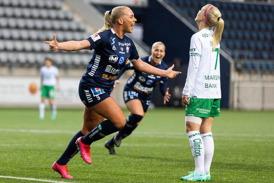 Linköpings Cathinka Friis Tandberg jublar