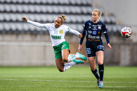 Hammarbys Madelen Janogy och Linköpings Emma Östlund