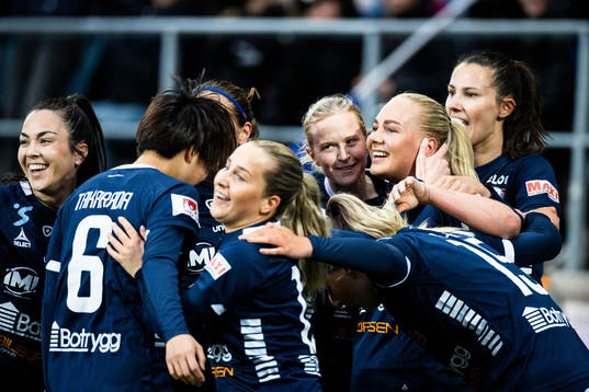 Linköpings Cathinka Friis Tandberg jublar