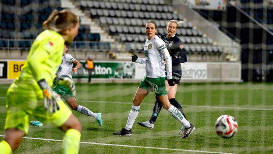 Hammarbys Simone Boye Sørensen och Linköpings Emma