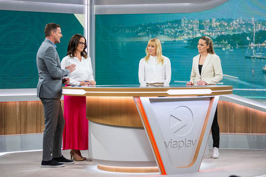 Niklas Jihde, Suzanne Sjögren, Johanna Frisk och Lisa
