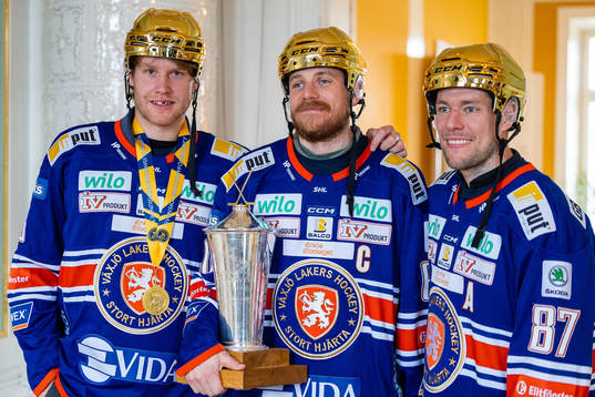 Ludvig Claesson, Erik Josefsson och Robert Rosén med LeMat