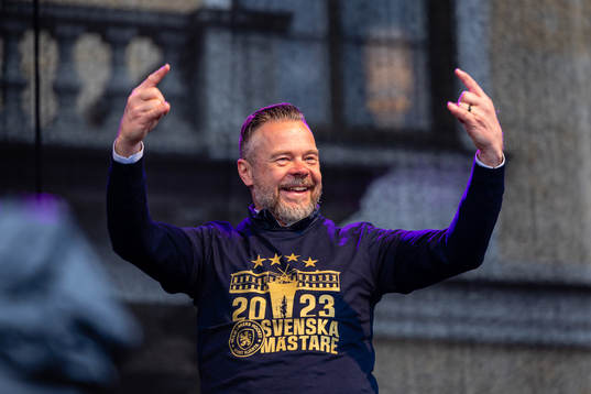 Assisterande tränare Fredrik Hellgren
