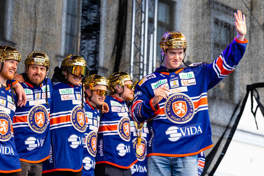 Filip Erikssonunder Växjös guldfirande