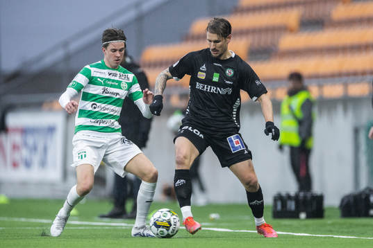 Västerås SKs Max Larsson och Örebros Ludvig Nicklasson