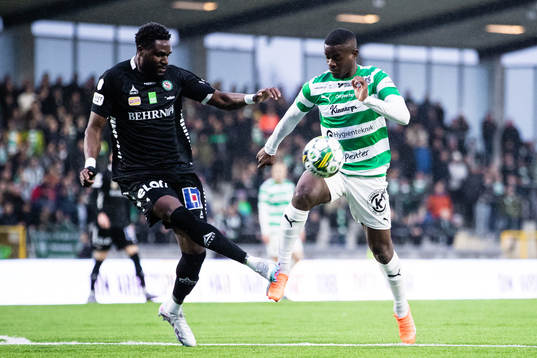 Örebros Nasiru Moro och Västerås Jaheem Burke