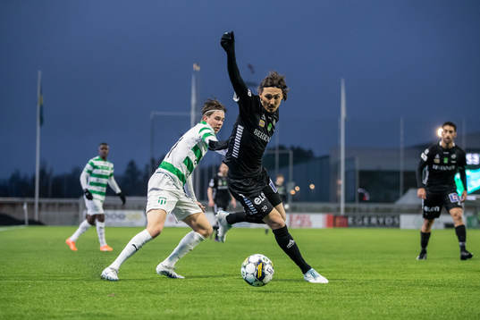 Västerås SKs Max Larsson och Örebros Adam Bark