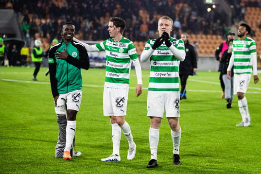 Västerås SKs Jaheem Burke, Max Larsson och Simon
