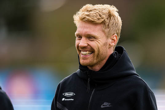 Sivert Heltne Nilsen of Brann arrives