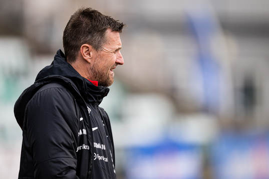 Eirik Horneland, head coach of Brann, arrives