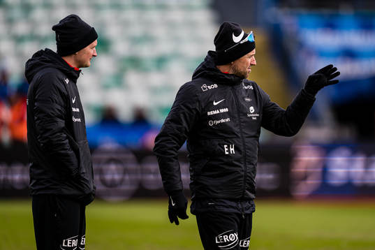 Erik Huseklepp, assistant coach of Brann, and Eirik