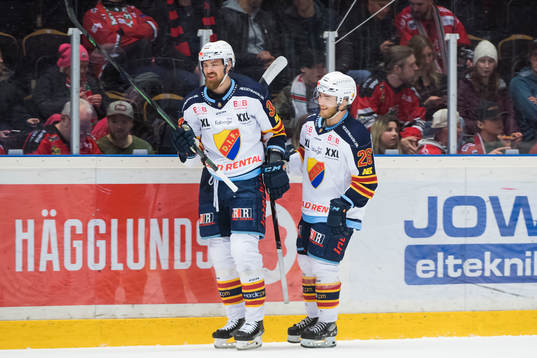 Djurgårdens Daniel Brodin och Emil Berglund